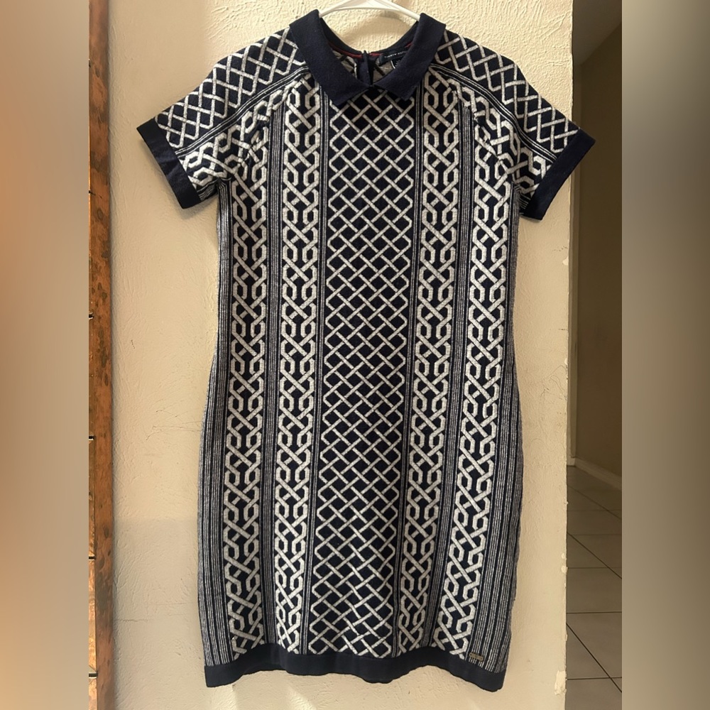 Tommy Hilfiger Dark blue/ gray dress, Small size
